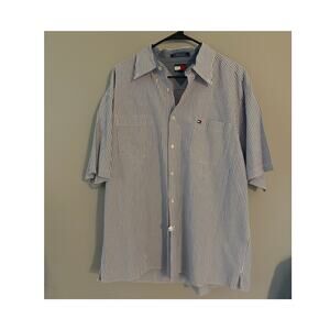 Men’s vintage Tommy Hilfiger short sleeve button down size XL